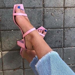 by far Tanya barbie pastel pink leather size 38